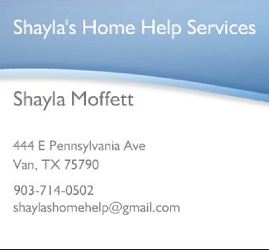 Shayla's Home Help Services logo